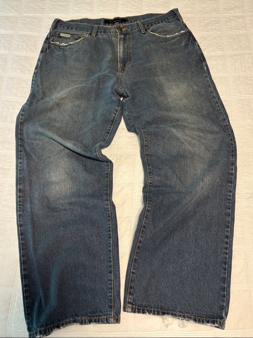 Calvin Klein Jeans Relaxed Fit Dark Blue Denim